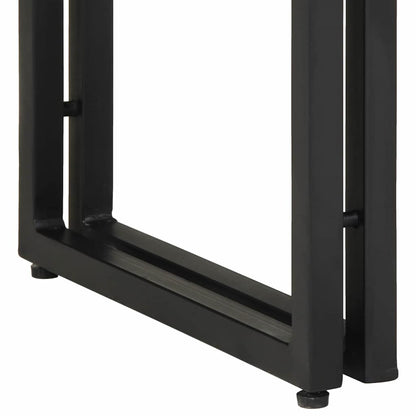 Console Table Brown 120 x 33 x 75 cm Solid Acacia Wood