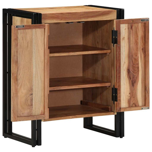 Shoe Cabinet 56 x 35 x 70 cm Solid Acacia wood Brown