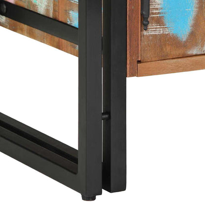 Shoe Cabinet 56 x 35 x 70 cm Solid Reclaim wood Multicolour