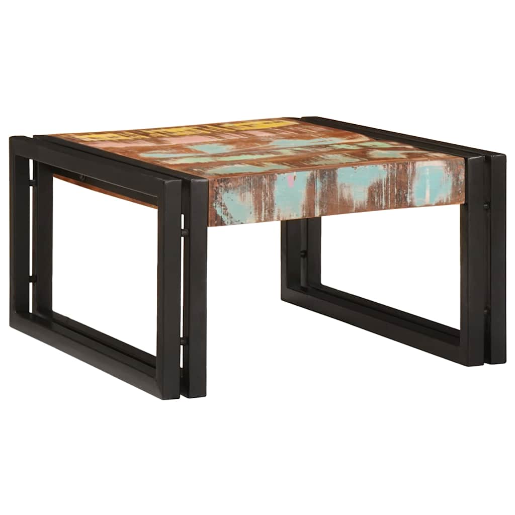 Bathroom Shelf Multicolour 60 x 50 x 23 cm Solid Reclaimed Wood