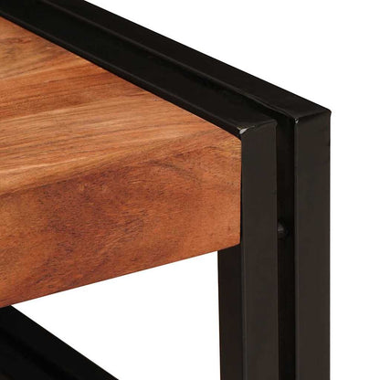 Bathroom Shelf for Brown 65 x 50 x 23 cm Solid Acacia Wood