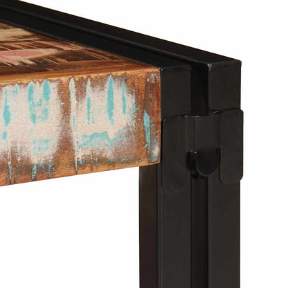 Bathroom Shelf Multicolour 65 x 50 x 23 cm Solid Reclaimed Wood