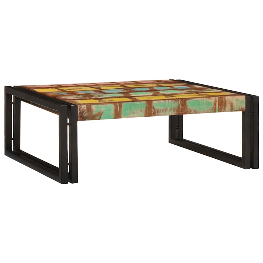 Bathroom Shelf Multicolour 65 x 50 x 23 cm Solid Reclaimed Wood