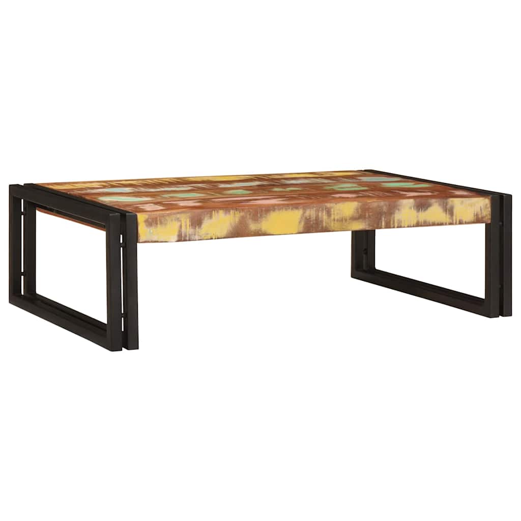 Bathroom Shelf Multicolour 80 x 50 x 23 cm Solid Reclaimed Wood