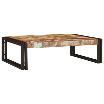 Bathroom Shelf Multicolour 80 x 50 x 23 cm Solid Reclaimed Wood