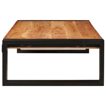 Bathroom Shelf for Brown 100 x 50 x 23 cm Solid Acacia Wood