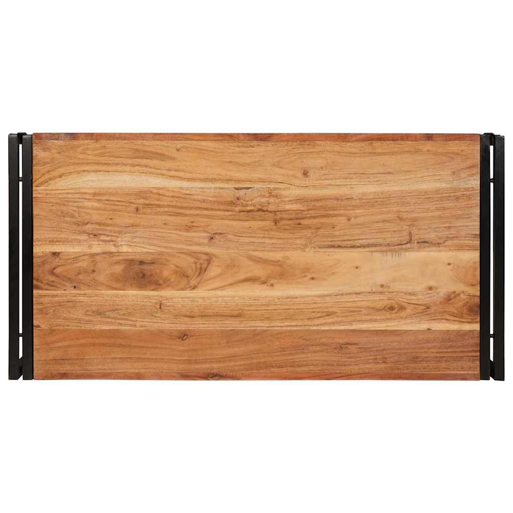 Bathroom Shelf for Brown 100 x 50 x 23 cm Solid Acacia Wood
