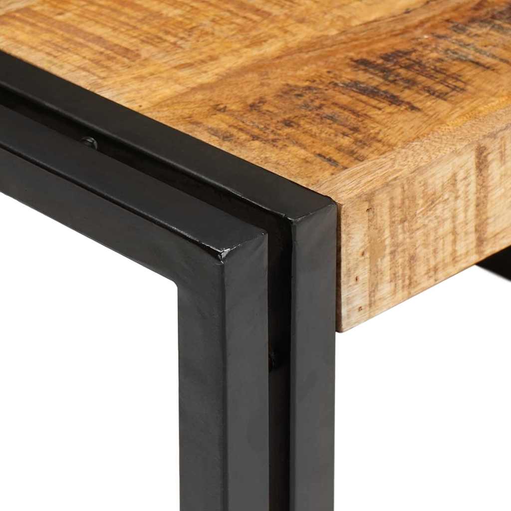Bathroom Shelf Brown 120 x 50 x 23 cm Soild Rough Mango Wood