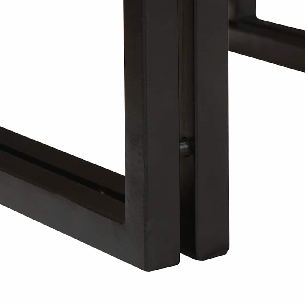 Bathroom Shelf Brown 120 x 50 x 23 cm Soild Rough Mango Wood