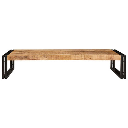 Bathroom Shelf Brown 120 x 50 x 23 cm Soild Rough Mango Wood