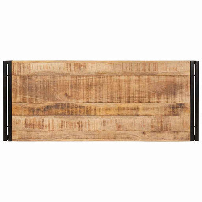 Bathroom Shelf Brown 120 x 50 x 23 cm Soild Rough Mango Wood