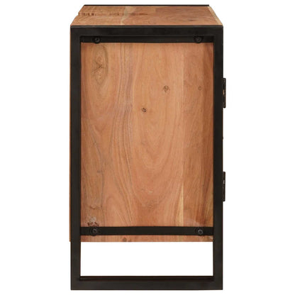 Sink cabinet with Shelf Brown 71 x 33 x 58 cm Solid Acacia Wood