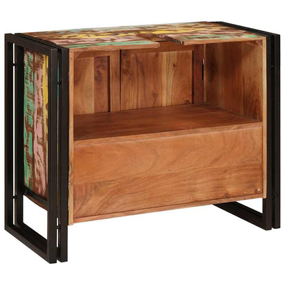 Sink cabinet Multicolour 71 x 33 x 58 cm Solid Reclaim Wood