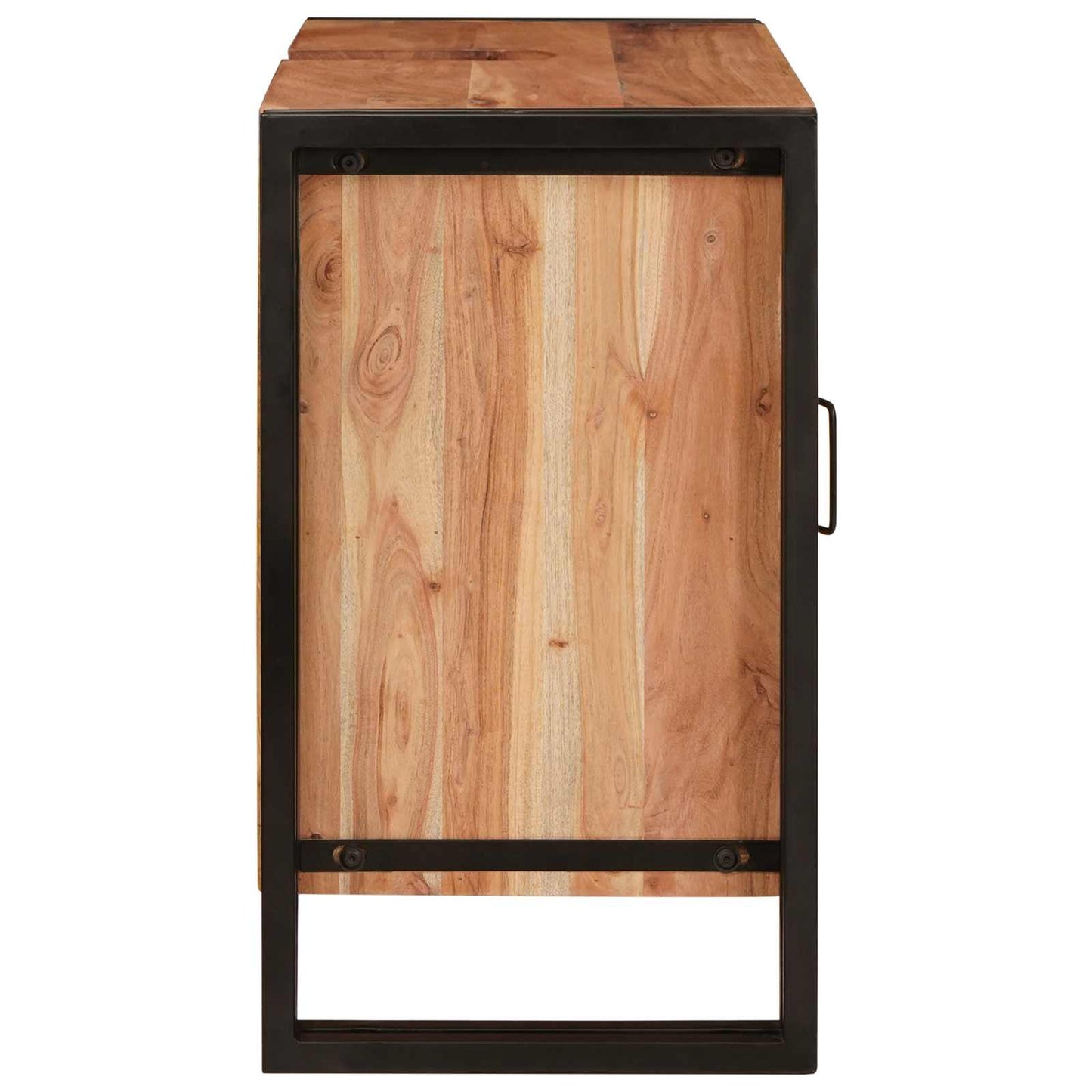 Sink cabinet with Shelf Brown 71 x 33 x 58 cm Solid Acacia Wood