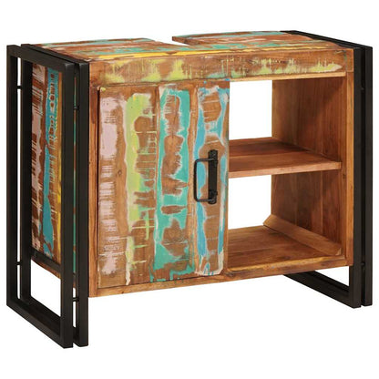 Sink cabinet Multicolour 71 x 33 x 58 cm Solid Reclaim Wood