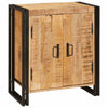 Bedside Cabinet Brown 38 x 33 x 58 cm Soild rough mango wood