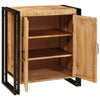 Bedside Cabinet Brown 38 x 33 x 58 cm Soild rough mango wood