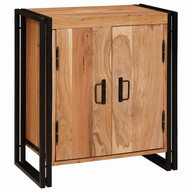 Bedside Cabinet Brown 38 x 33 x 58 cm Solid acacia wood