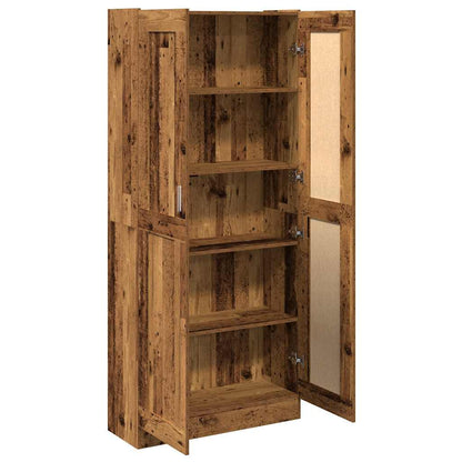 Highboard Old Wood 82,5x30,5x185 cm Engineered Wood