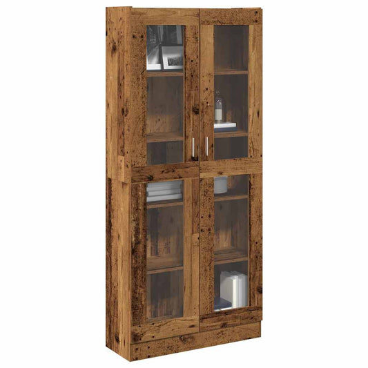 Highboard Old Wood 82,5x30,5x185 cm Engineered Wood