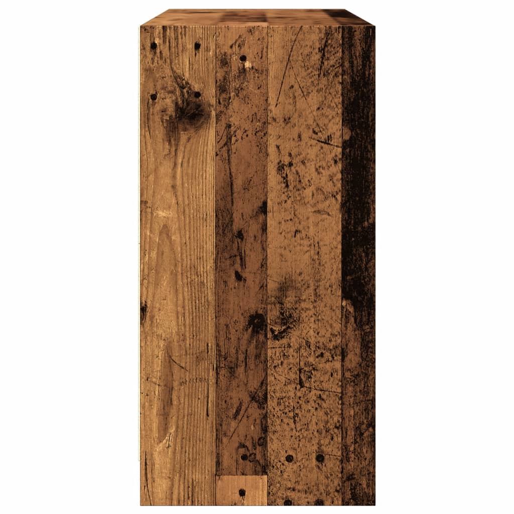 Sideboard Old Wood 102x37x75.5 cm Engineered Wood