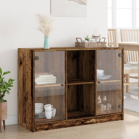 Sideboard Old Wood 102x37x75,5 cm Engineered Wood