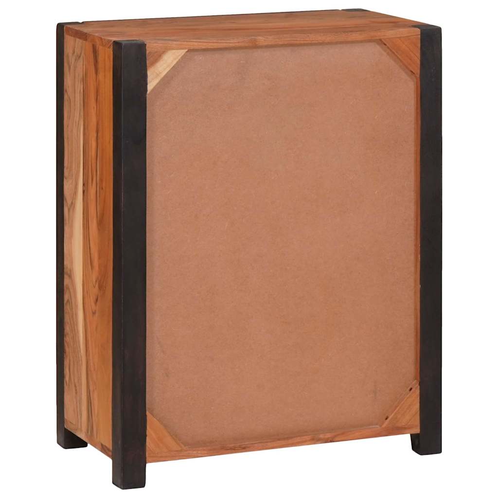 Sideboard 2 pcs Brown 110 x 30 x 75 cm Solid Acacia Wood