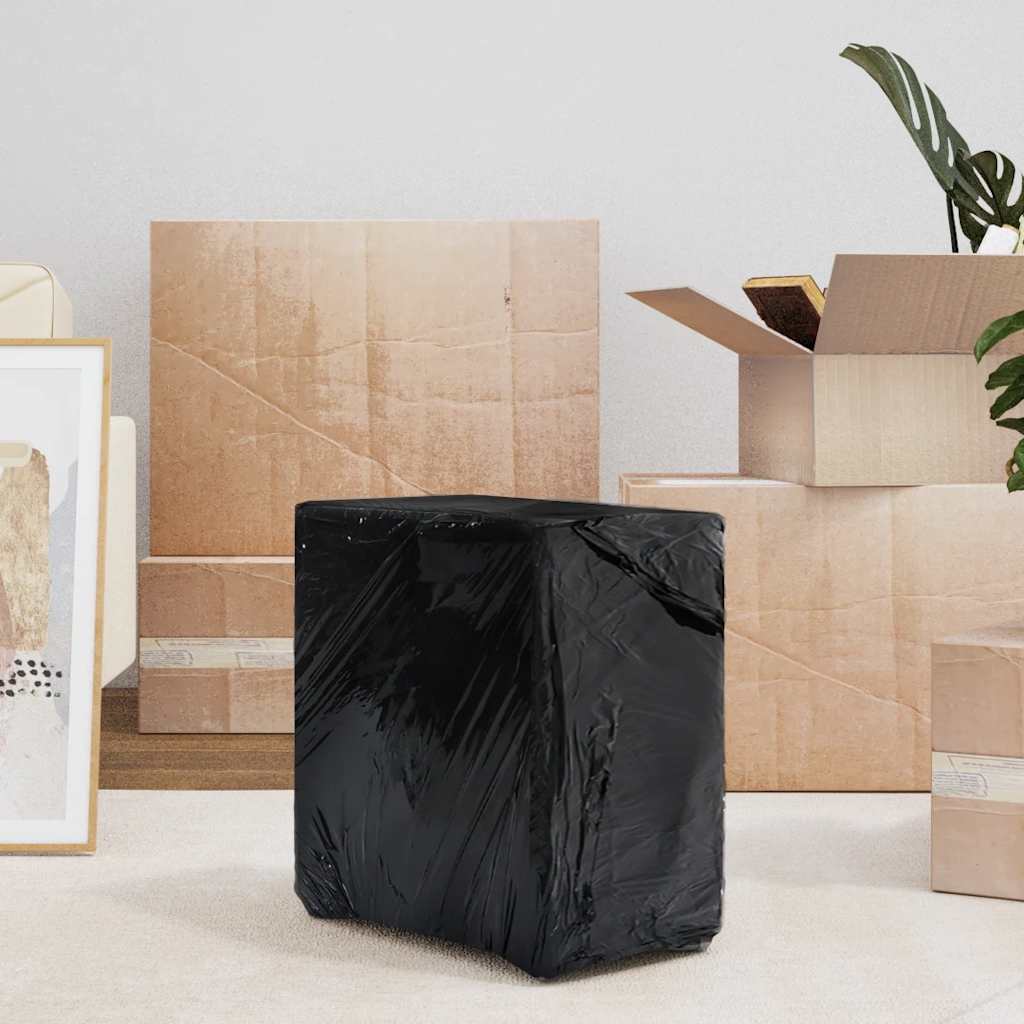 Stretch Film 2 pcs Black 20 μm 50 cm x 300 m