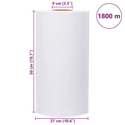 Agricultural Stretch Film White 25 µm 50 cm x 1800 m