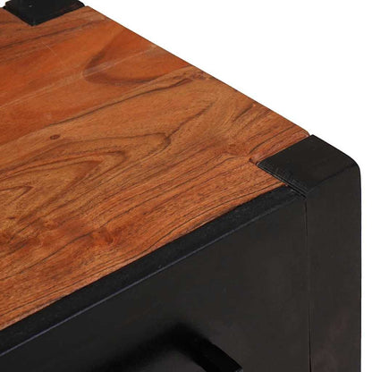 Sideboard with Drawer Brown 55 x 30 x 75 cm Solid Acacia Wood