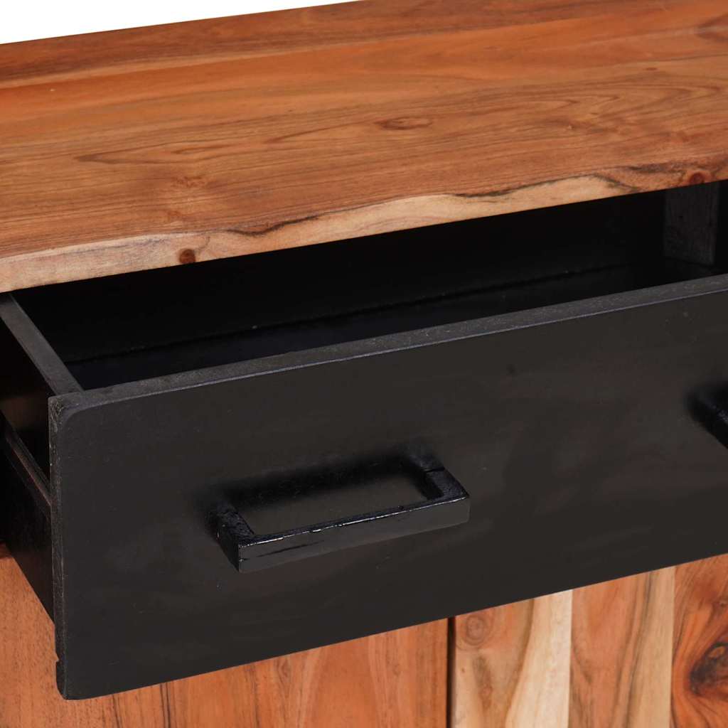 Sideboard with Drawer Brown 55 x 30 x 75 cm Solid Acacia Wood