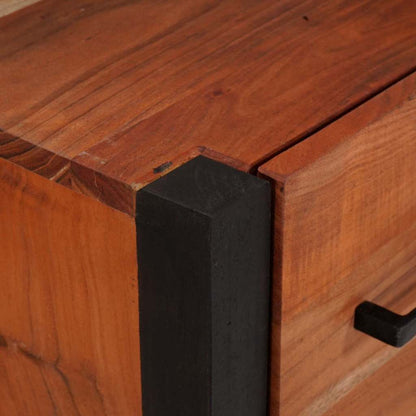 Sideboard with Drawer Brown 55 x 30 x 75 cm Solid Acacia Wood