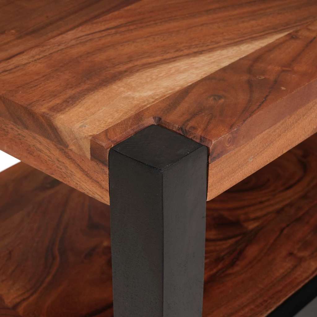 Media Cabinet Brown 110 x 30 x 40 cm Solid Acacia Wood