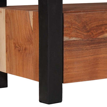 TV Cabinet with Drawer Brown 110 x 30 x 40 cm Solid acacia wood