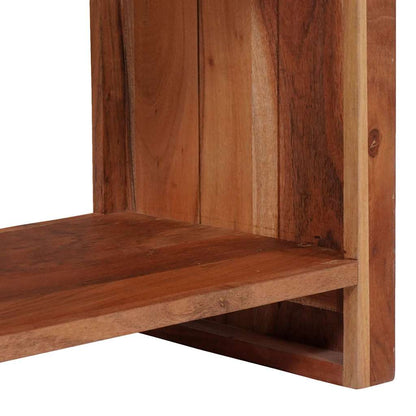 Bookshelf Brown 80 x 30 x 40 cm Solid Acacia Wood