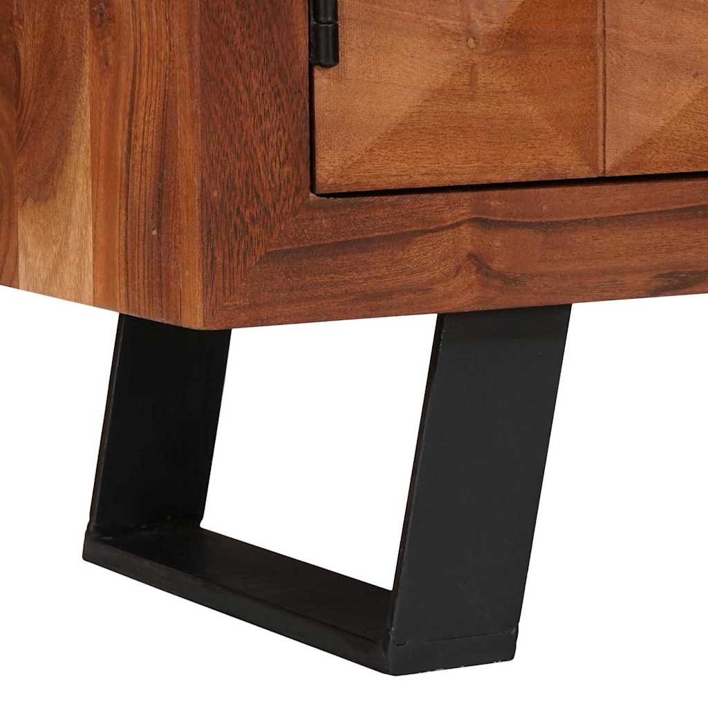 TV Cabinet Honey brown 112 x 30 x 48 cm Solid acacia wood