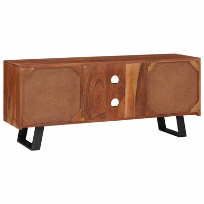 TV Cabinet Honey brown 112 x 30 x 48 cm Solid acacia wood