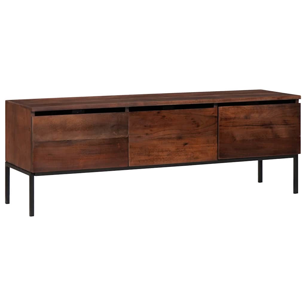TV Cabinet Honey brown 110 x 30 x 36 cm Solid acacia wood