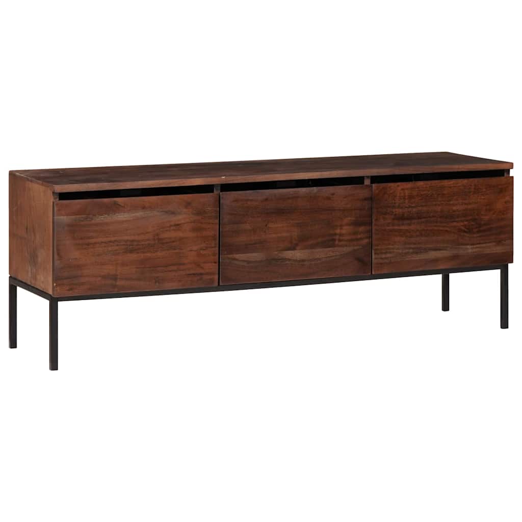 TV Cabinet Honey brown 110 x 30 x 36 cm Solid acacia wood