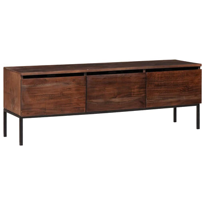 TV Cabinet Honey brown 110 x 30 x 36 cm Solid acacia wood