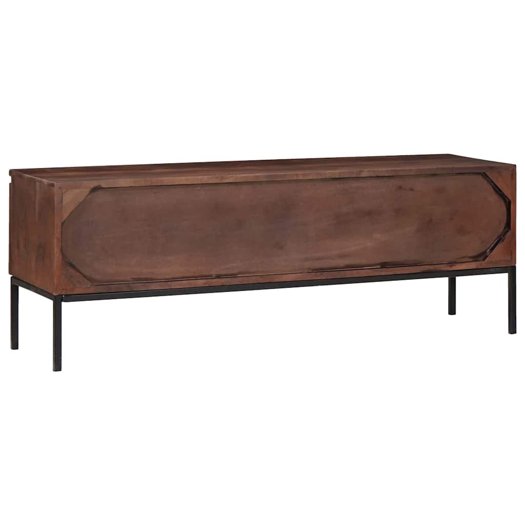 TV Cabinet Honey brown 110 x 30 x 36 cm Solid acacia wood