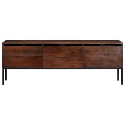 TV Cabinet Honey brown 110 x 30 x 36 cm Solid acacia wood