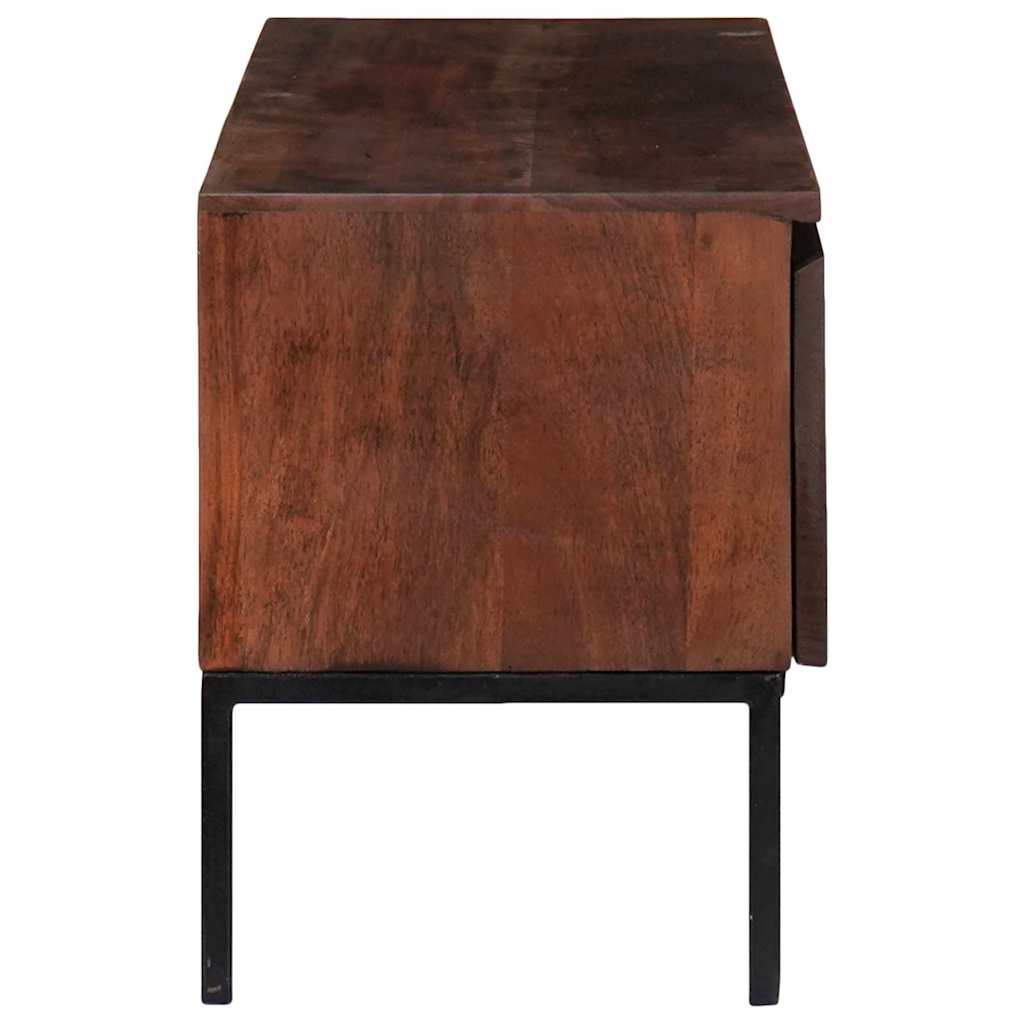 TV Cabinet Honey brown 110 x 30 x 36 cm Solid acacia wood