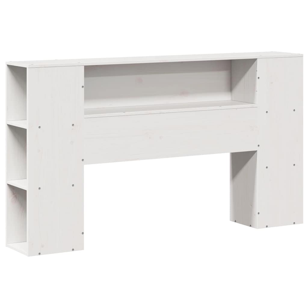Bookcase Bed | White | Solid Pine Wood | Double | Bookcase Bed