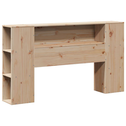 Bookcase Bed | Natural Pine | Solid Pine Wood | Double | Bookcase Bed