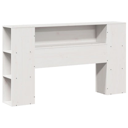 Bookcase Bed | White | Solid Pine Wood | Double | Bed | Rectangular