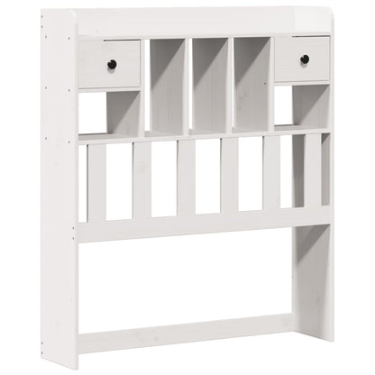 Bookcase Bed | White | Solid Pine wood | Single | Bookcase Bed