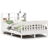Bed Frame without Mattress White 140x200 cm Solid Wood Pine