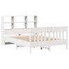 Bed Frame without Mattress White 140x200 cm Solid Wood Pine