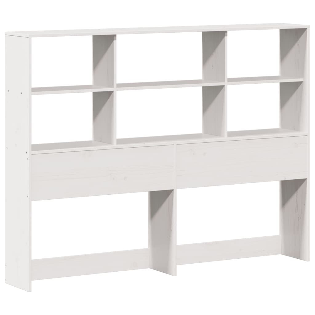 Bed Frame without Mattress White 140x190 cm Solid Wood Pine